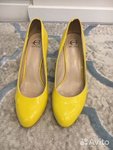 Туфли женские желтые Gudiali 39