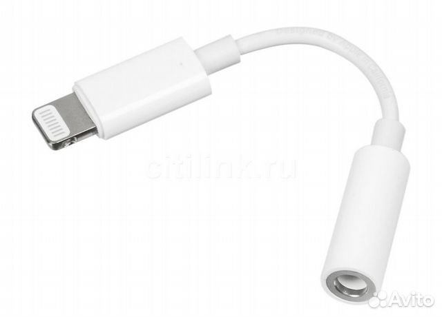 Переходник apple MMX62ZM/A, mini-Jack 3.5 (m), Lig Переходник apple MMX62ZM/A, mini-Jack 3.5 (m), Lig