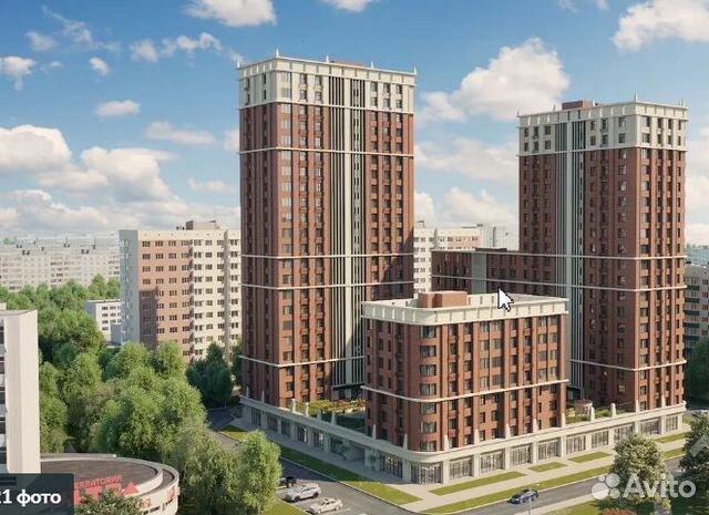 3-к квартира, 93 м², 15/23 эт.