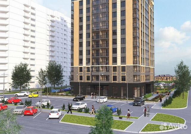 1-к квартира, 40.3 м², 18/19 эт.