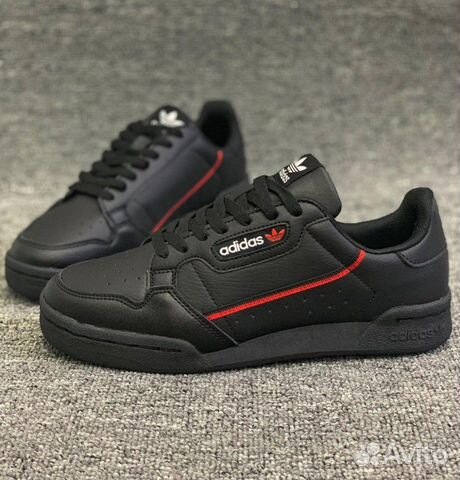 Кроссовки Adidas Continental 80 чёрные Кроссовки Adidas Continental 80 чёрные