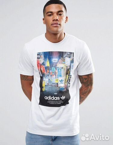 Футболка с принтом adidas Originals Футболка с принтом adidas Originals