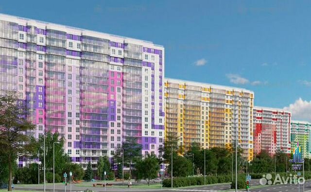 1-к квартира, 41.1 м², 17/19 эт.