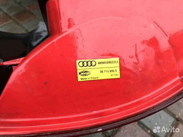 Фонарь задний левый на Audi A6 C5 4B994595D3FZ Фонарь задний левый на Audi A6 C5 4B994595D3FZ