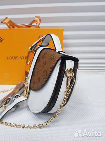 Сумка Louis Vuitton Chantilly Lock Белый Клатч Луи