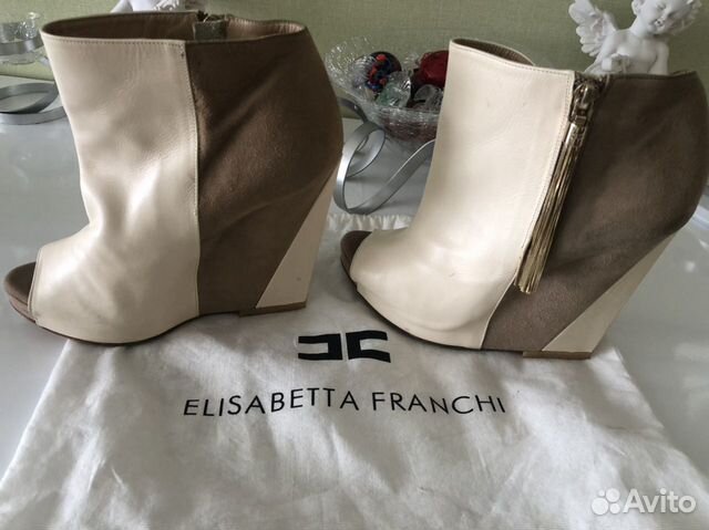 Ботильоны летние Elizabetta Franchi 37р