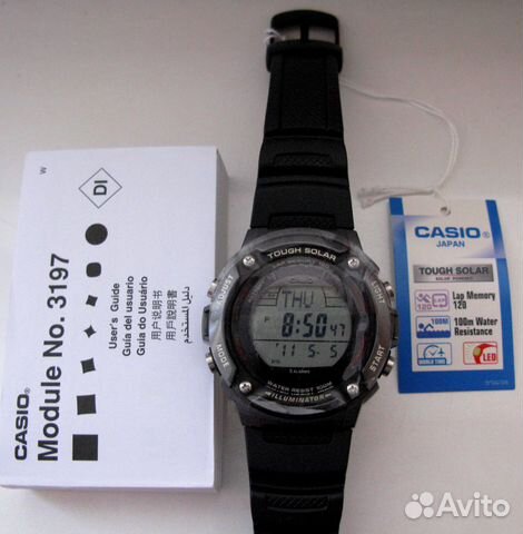 Часы Casio(Cолнечн.Энергия) Новые/WS200H-1avdf/bvd Часы Casio(Cолнечн.Энергия) Новые/WS200H-1avdf/bvd