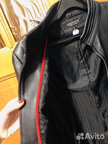 Кожаная куртка Gucci