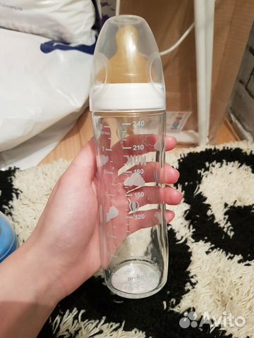 Бутылка детская NUK стеклянная