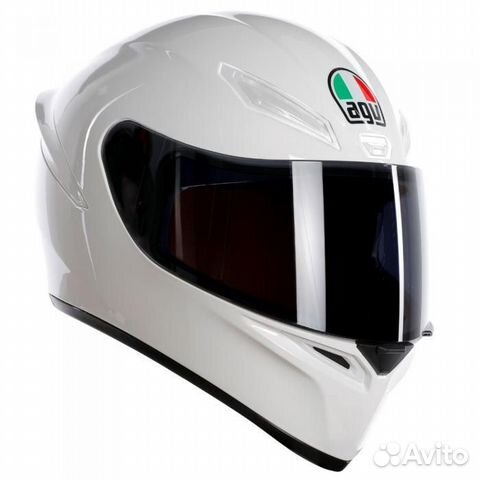 Мотошлем Интеграл AGV K1 Solid / Белый Мотошлем Интеграл AGV K1 Solid / Белый