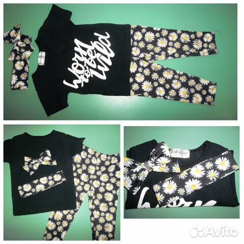 Одежда для девочки 12-24 месяца, 1-2 года, стильны