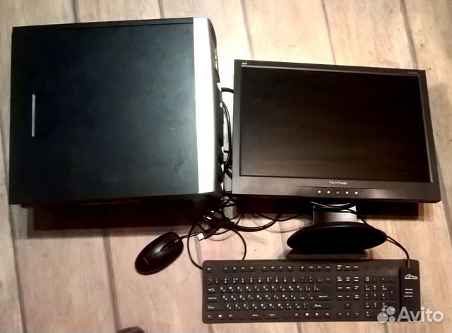 Пк Intel.Cel.2x2,4.GHz64 +мон-р19' +клав-ра +мышь