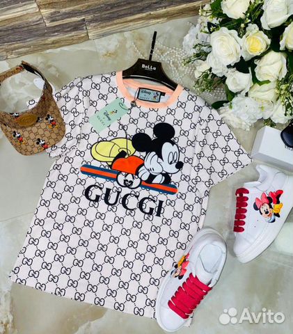 Футболка Gucci&disney, панама lux Футболка Gucci&disney, панама lux