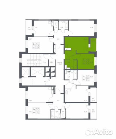 1-к квартира, 31.7 м², 8/12 эт. 1-к квартира, 31.7 м², 8/12 эт.