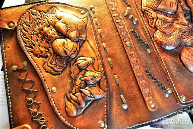 Ежедневник кожаный, ручной работы Ежедневник кожаный, ручной работы