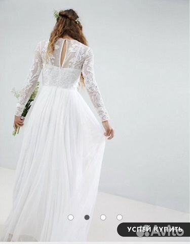 Свадебное платье (новое) ASOS