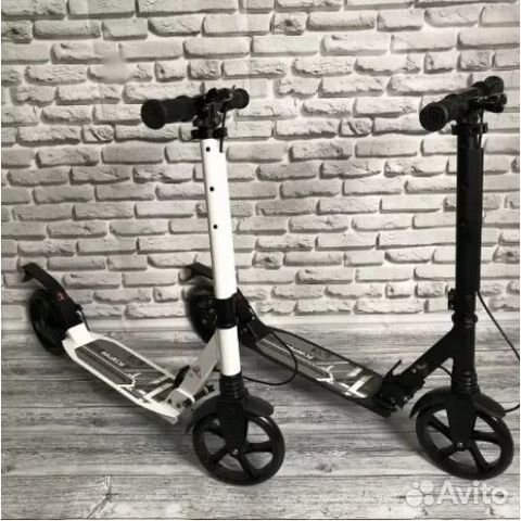 Самокат двухколесный с дисковыми тормозами scooter Самокат двухколесный с дисковыми тормозами scooter