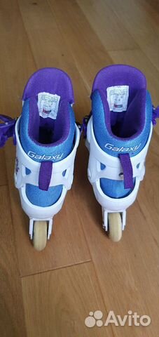 Ролики для девочки раздвижные размер 32 - 35