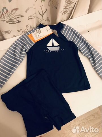 Новый купальный комплект H&M UPF 50