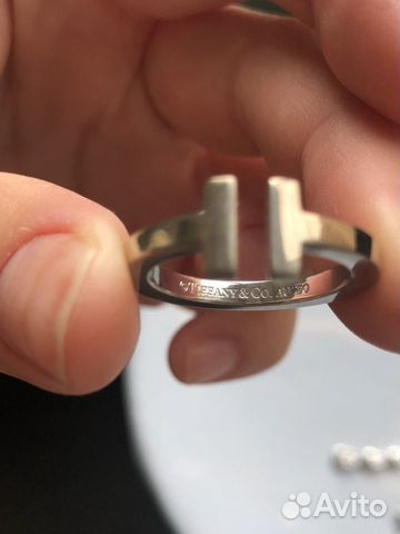 Золотое кольцо Tiffany оригинал