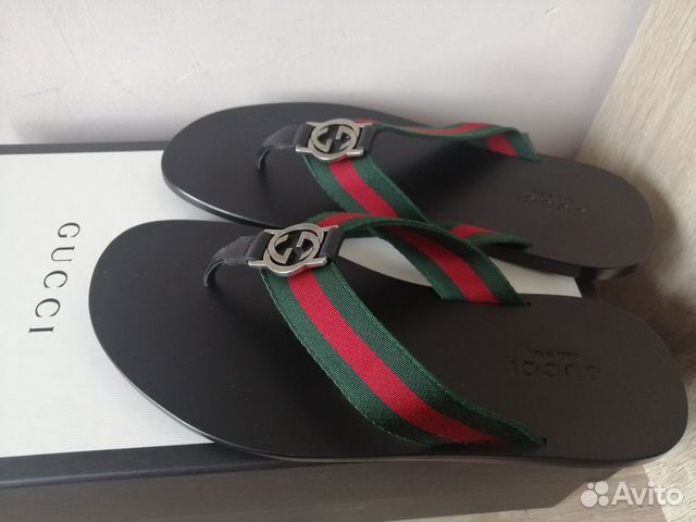 Шлепанцы gucci. Новые, оригинал. 42 раз