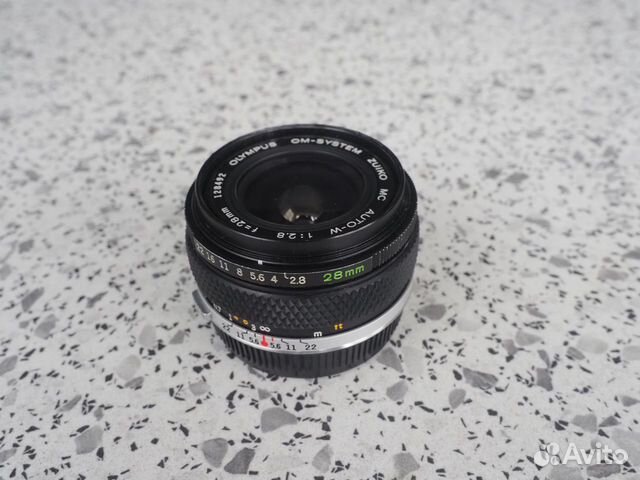 Объектив olympus OM-system auto-W 28 mm 1:2.8