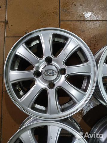 Диски бу литые R13 P на Hyundai Accent Диски бу литые R13 P на Hyundai Accent