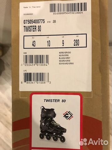 Роликовые коньки Twister 80 Роликовые коньки Twister 80
