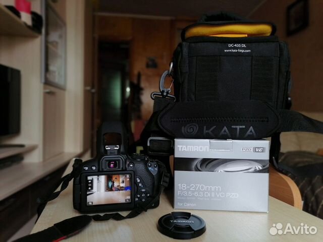 Canon EOS 700D body + объектив Tamron Canon EOS 700D body + объектив Tamron
