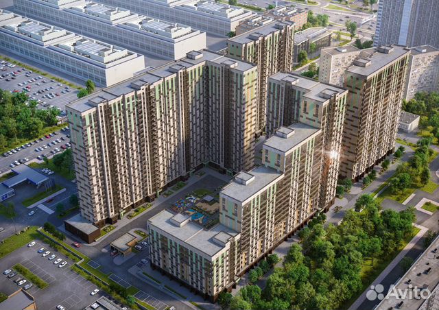 2-к квартира, 65.3 м², 2/22 эт. 2-к квартира, 65.3 м², 2/22 эт.