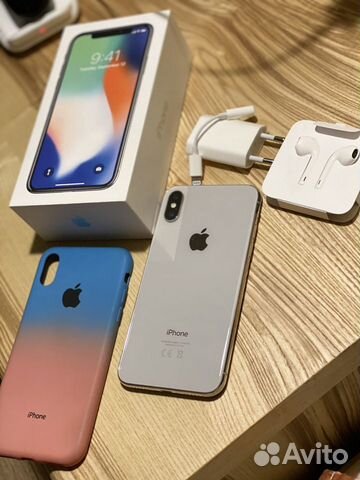 Телефон iPhone X, silver, 64gb Телефон iPhone X, silver, 64gb