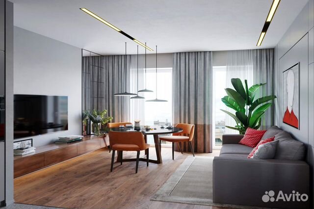 2-к квартира, 54.8 м², 8/10 эт.