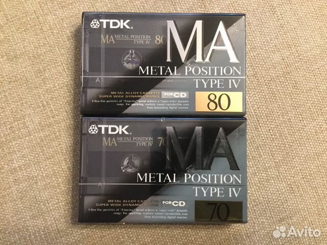 Аудиокассета Metal TDK-MA Japan market