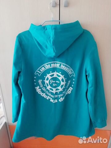 Кофта удлинённая на девочку