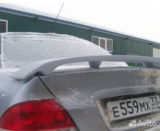 Спойлер на митцубиси лансер9