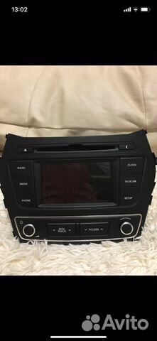 Магнитола штатная для Hundai Santa Fe