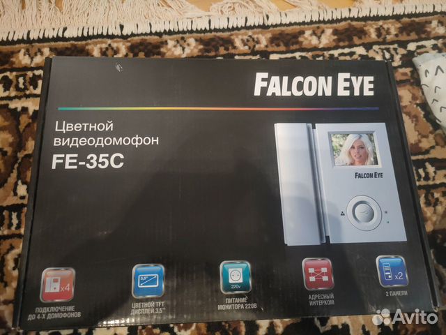 Видеодомофон falcon eye fe-35c