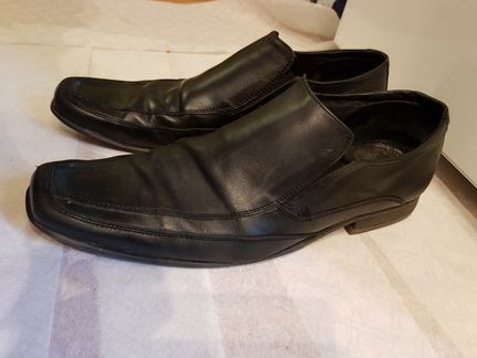 Кожаные ботинки