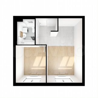 1-к квартира, 37.8 м², 19/24 эт.