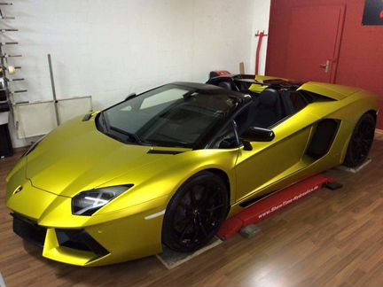 Автопленка TeckWrap матовый хром Золото