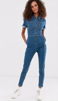 Джинсовый комбинезон ASOS design