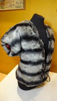 Меховая жилетка из кролика