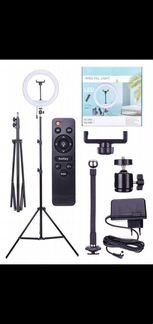 Кольцевая лампа 32 см +штатив