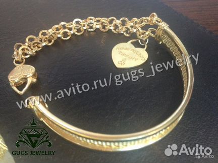 Золотой браслет Tiffanу