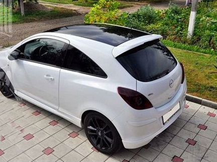 Пороги Opel Corsa D OPC Style