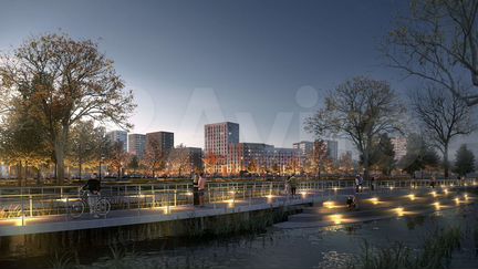 3-к квартира, 87.2 м², 6/9 эт.