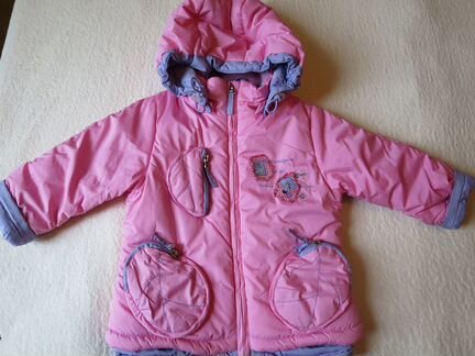 Новая куртка kiko для девочки с утеплителем