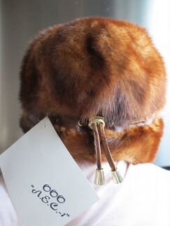 Шапка норка новая