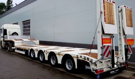 Услуга аренды низкорамного трала Kassbohrer