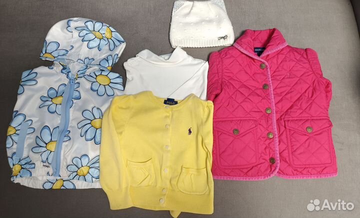 Брендовые вещи пакетом на девочку 92
